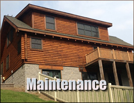  Marionville, Virginia Log Home Maintenance